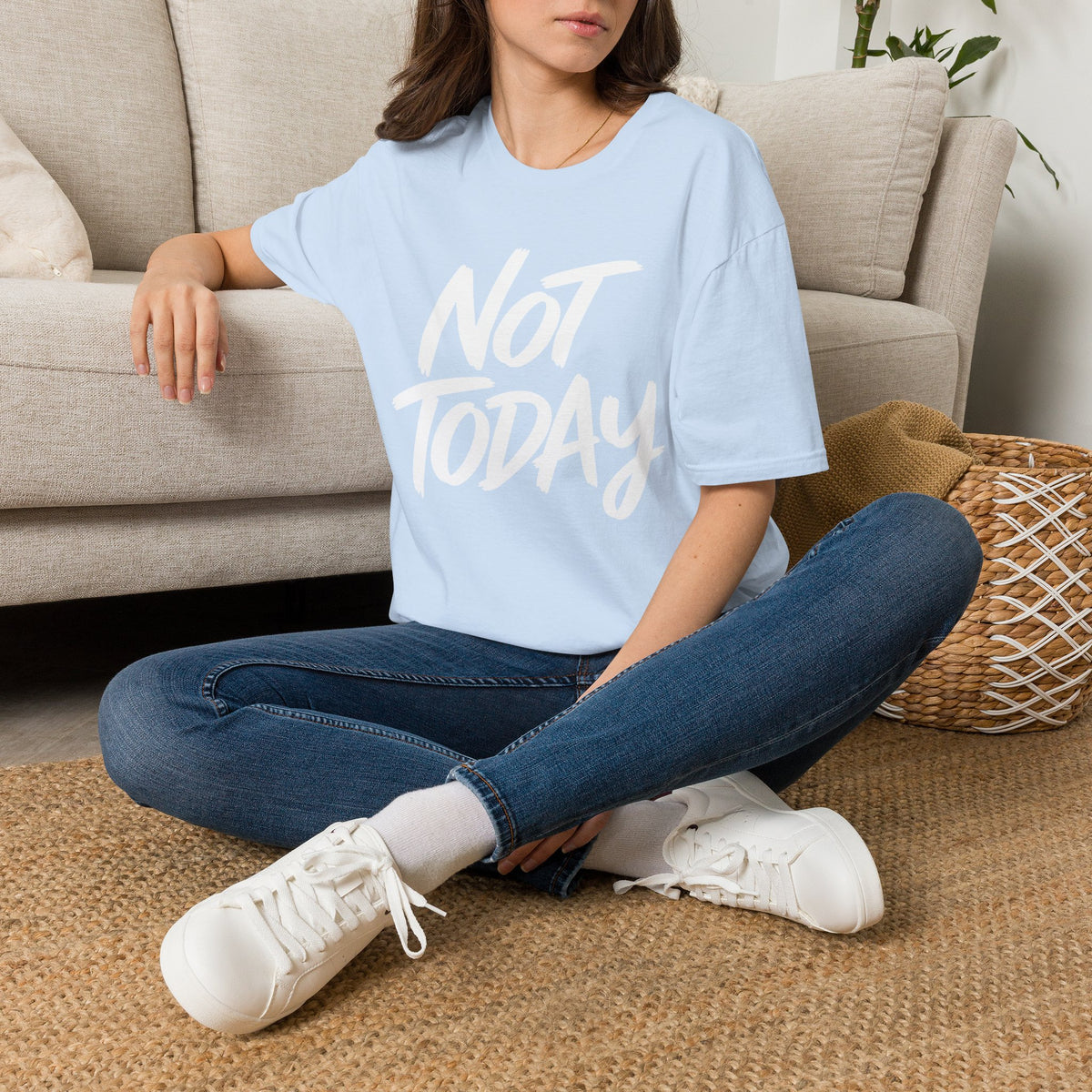 Not Today Unisex Softstyle T-Shirt | Bold Everyday Statement Shirt