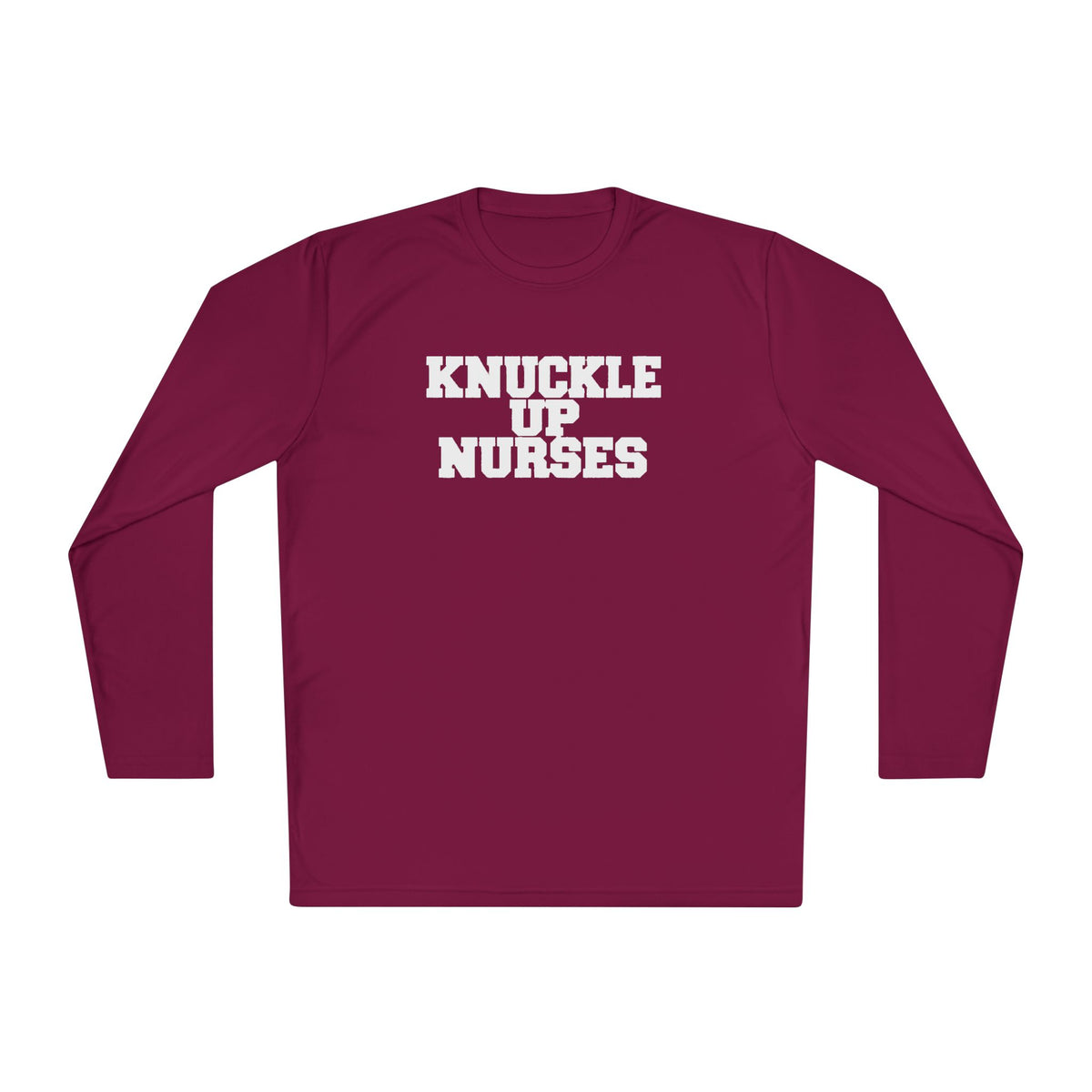 Knuckle Up Nurses Lightweight Performance Long-Sleeve Tee