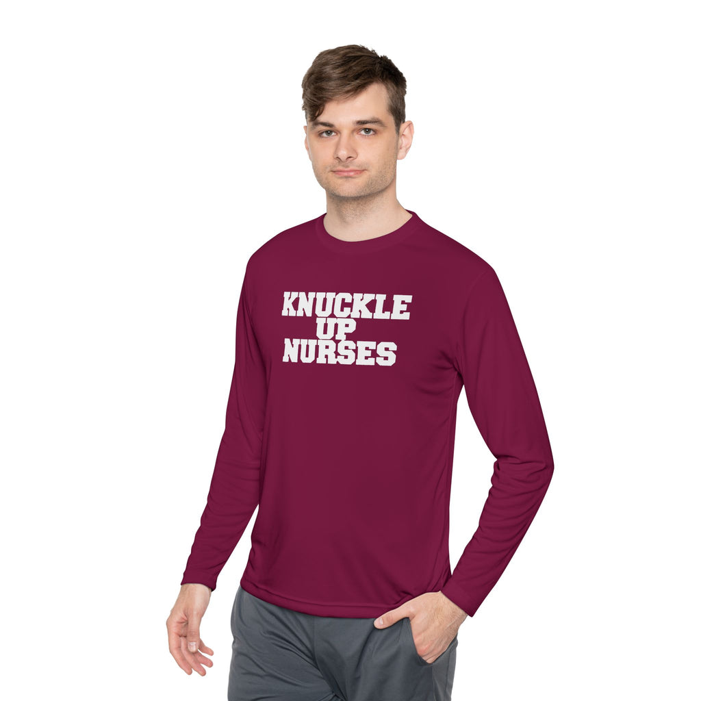 Knuckle Up Nurses Lightweight Performance Long-Sleeve Tee