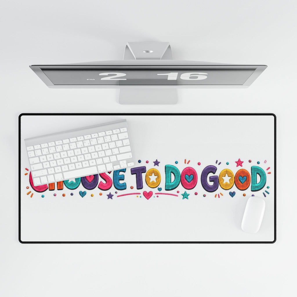Choose To Do Good Girls Desk Mat | Knuckle Up Kids