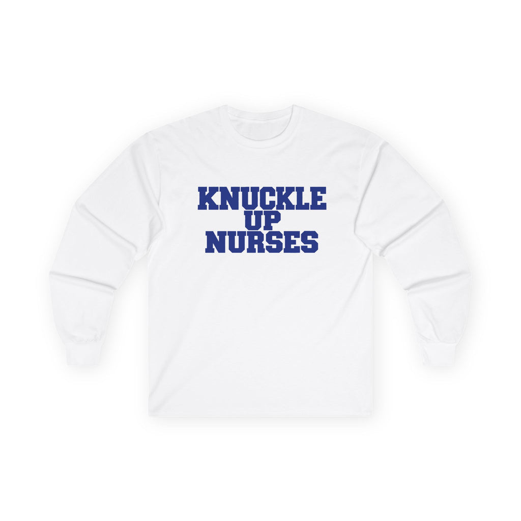 Knuckle Up Nurses Ultra Cotton Long-Sleeve Tee
