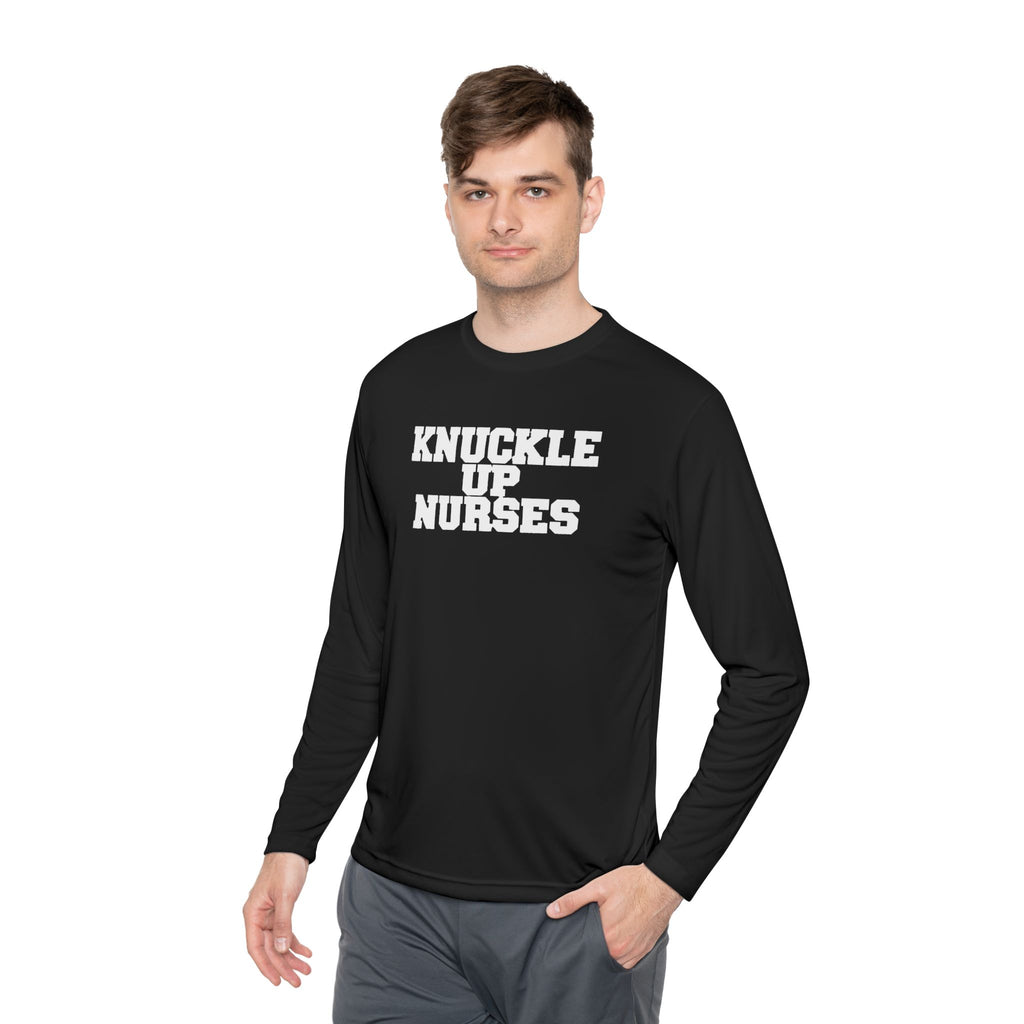 Knuckle Up Nurses Lightweight Performance Long-Sleeve Tee