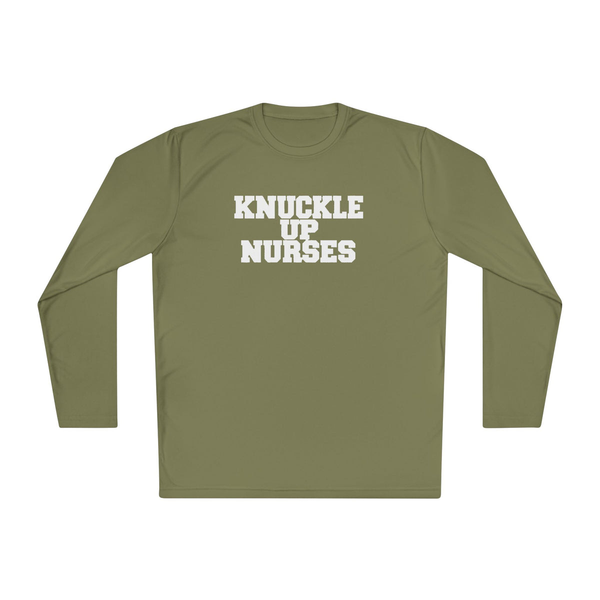 Knuckle Up Nurses Lightweight Performance Long-Sleeve Tee