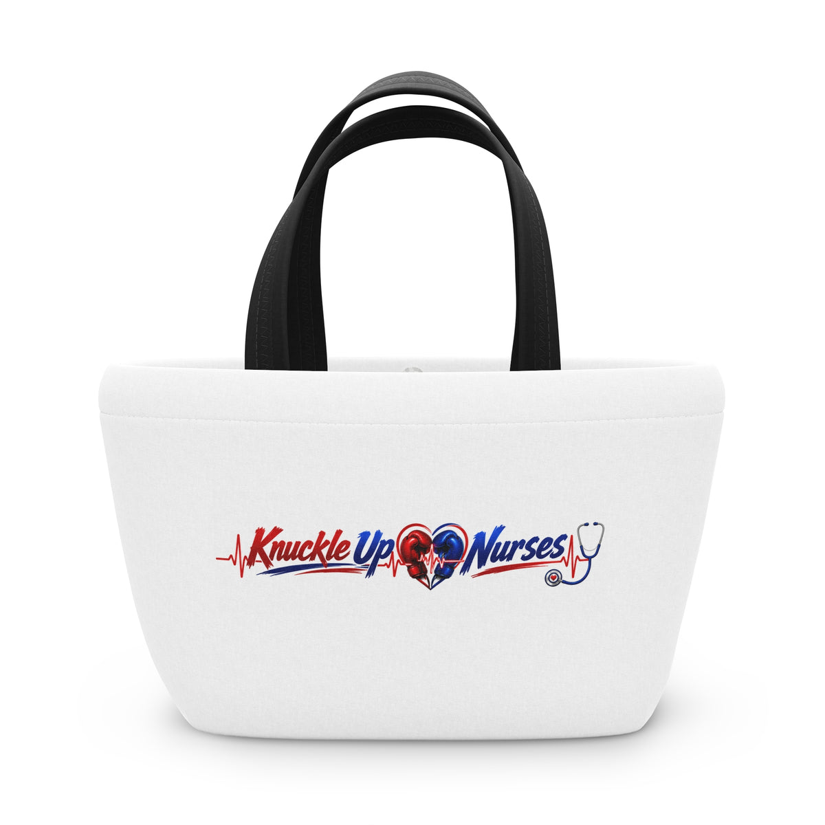 Knuckle Up Nurses Lunch Bag | Healthcare Work Meal Tote