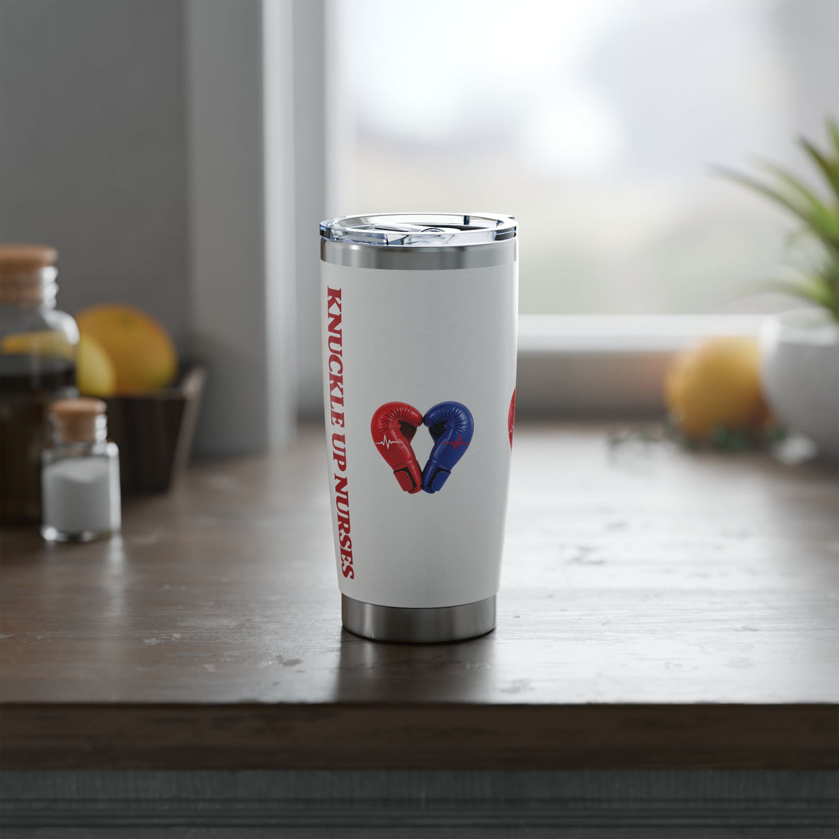 Knuckle Up Nurses Vagabond Insulated Tumbler — 20 oz