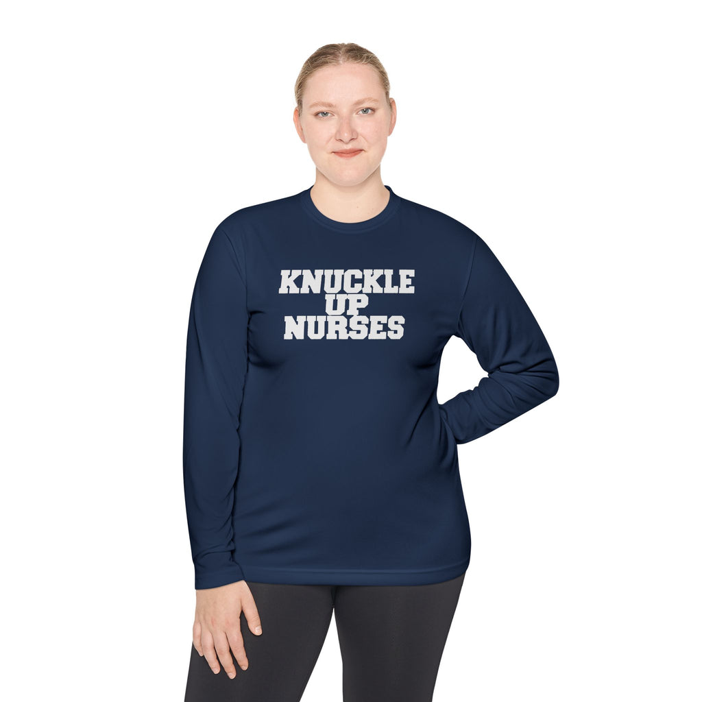 Knuckle Up Nurses Lightweight Performance Long-Sleeve Tee