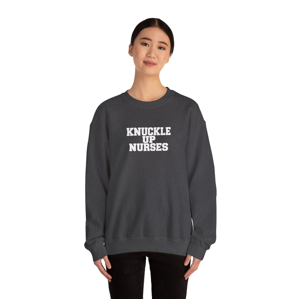 Knuckle Up Nurses Unisex Crewneck Sweatshirt