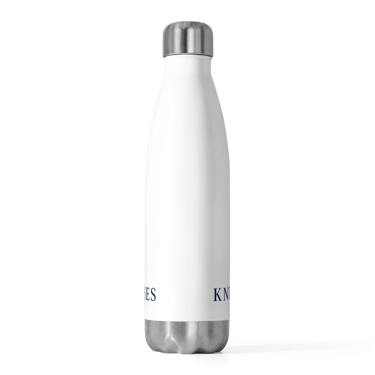 Knuckle Up Nurses 20 oz Insulated Stainless Steel Bottle – White