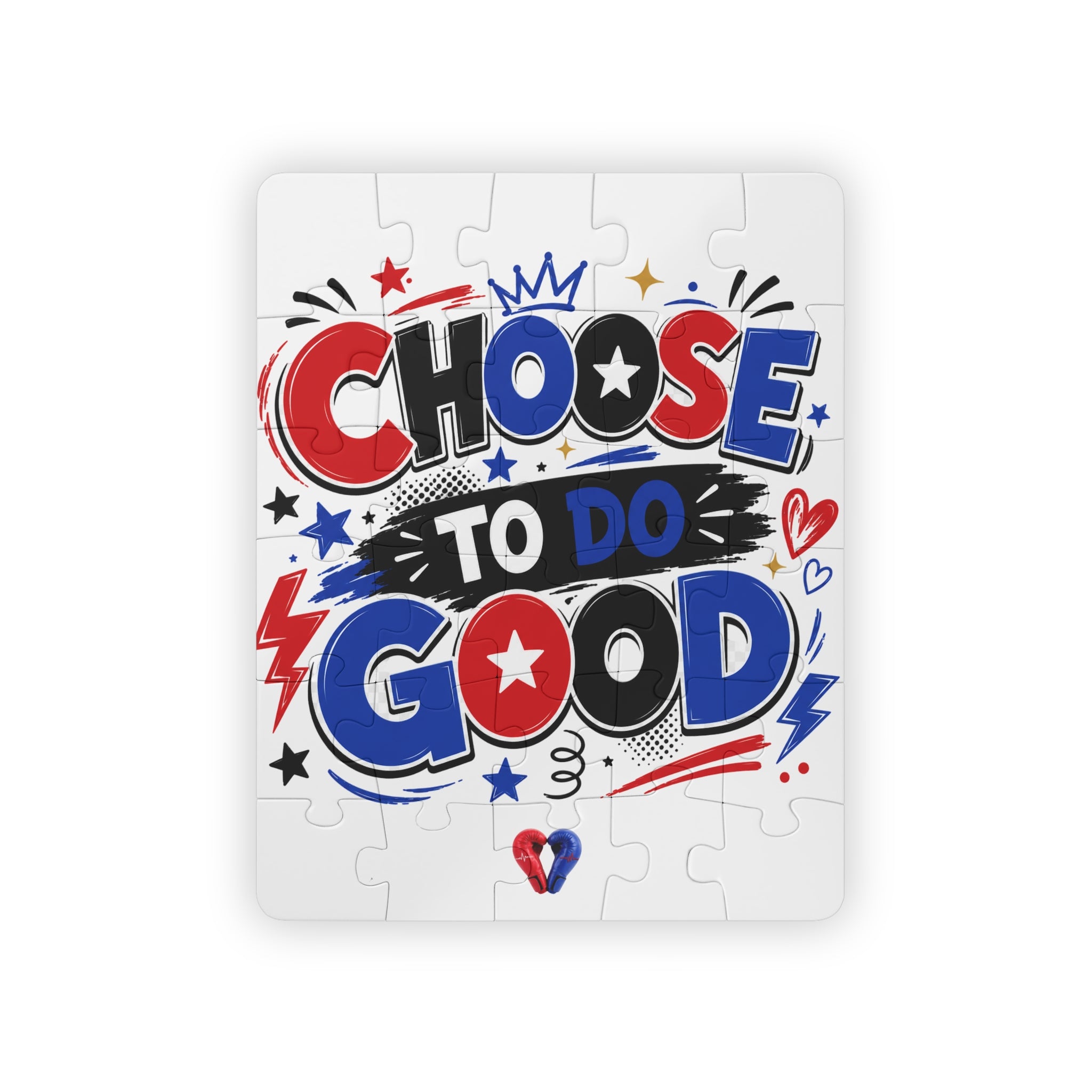 Choose to Do Good Kids Puzzle for Boys | 30-Piece Kindness Puzzle | Positive Character Building Activity | Preschool & Toddler Gift | Knuckle Up Kids