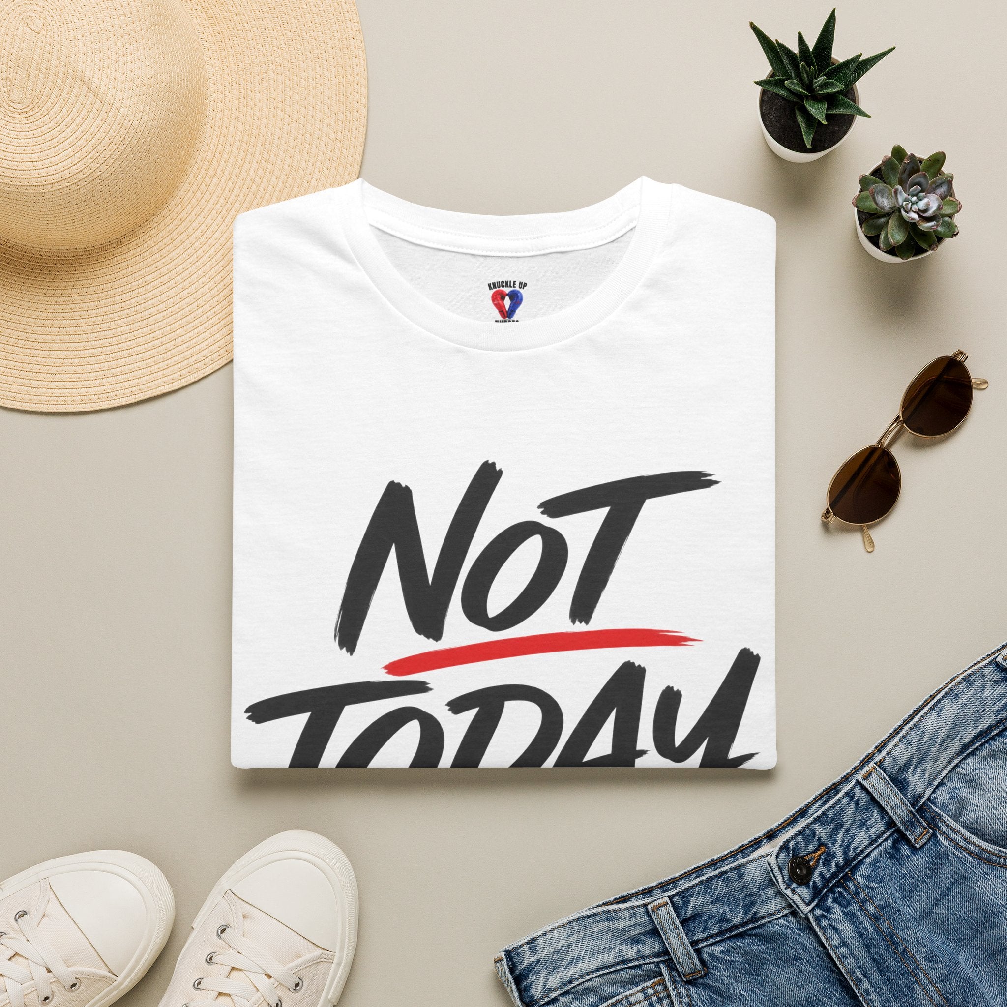 Not Today Unisex Softstyle T-Shirt | Bold Everyday Statement Shirt