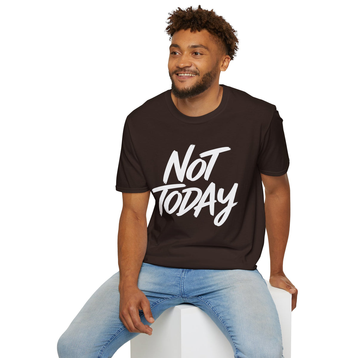 Not Today Unisex Softstyle T-Shirt | Bold Everyday Statement Shirt