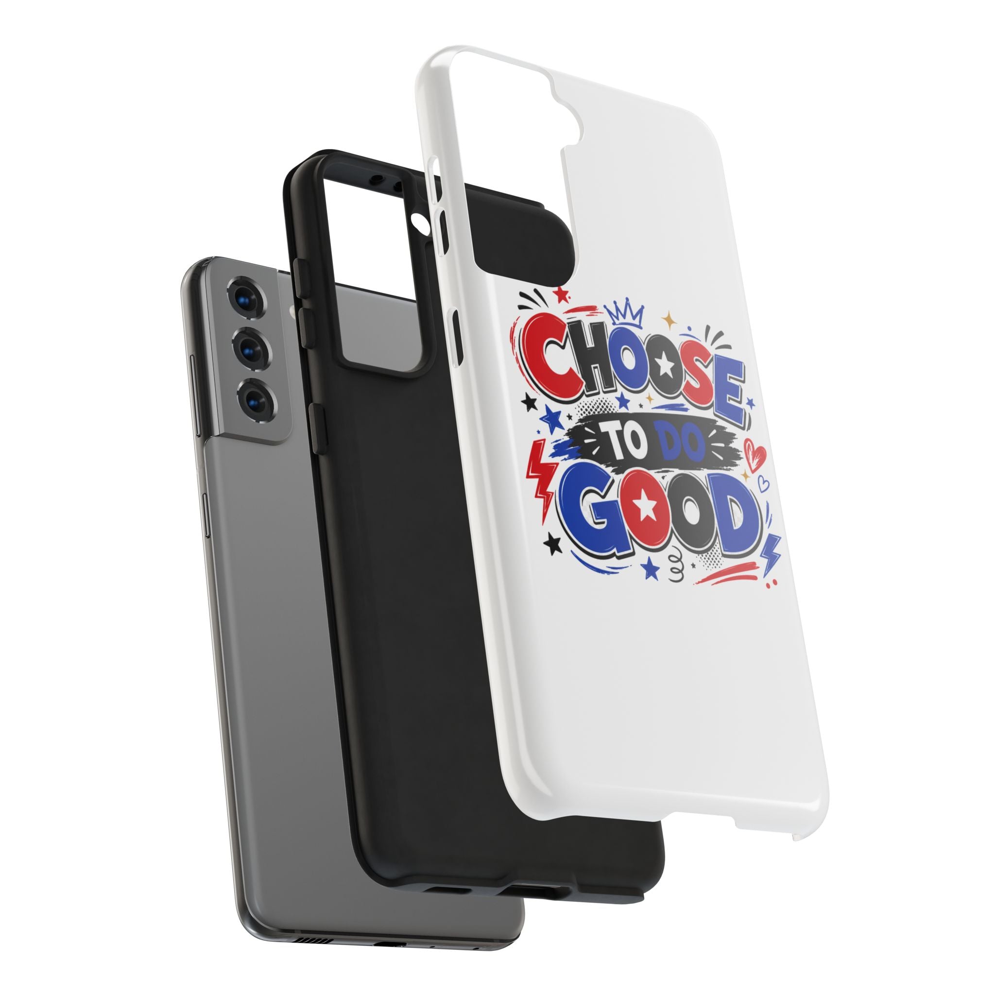 Boys Choose To Do Good Inspirational Glossy Tough Phone Case