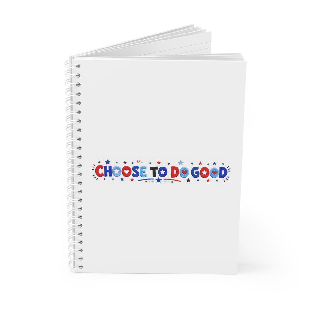 Choose To Do Good Boys Spiral Notebook – Knuckle Up Kids