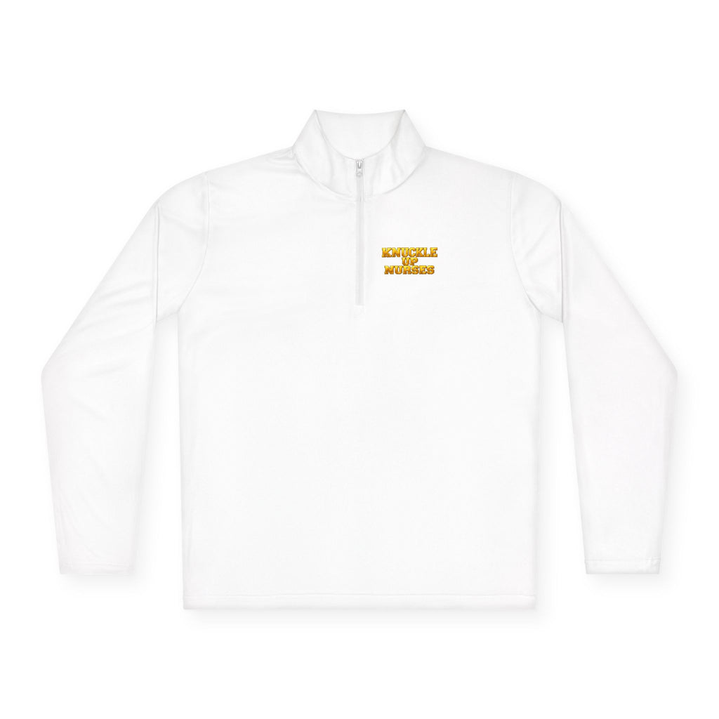 Knuckle Up Nurses Lightweight Quarter-Zip Pullover