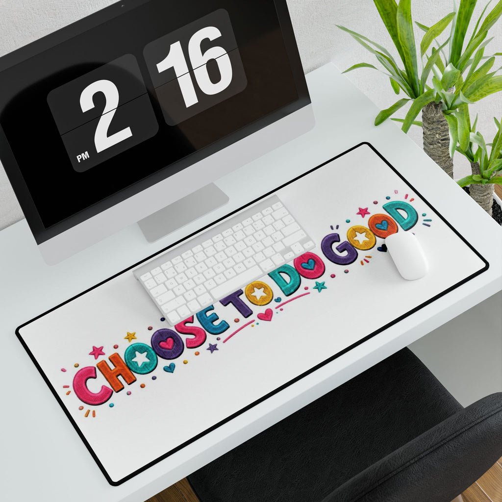 Choose To Do Good Girls Desk Mat | Knuckle Up Kids