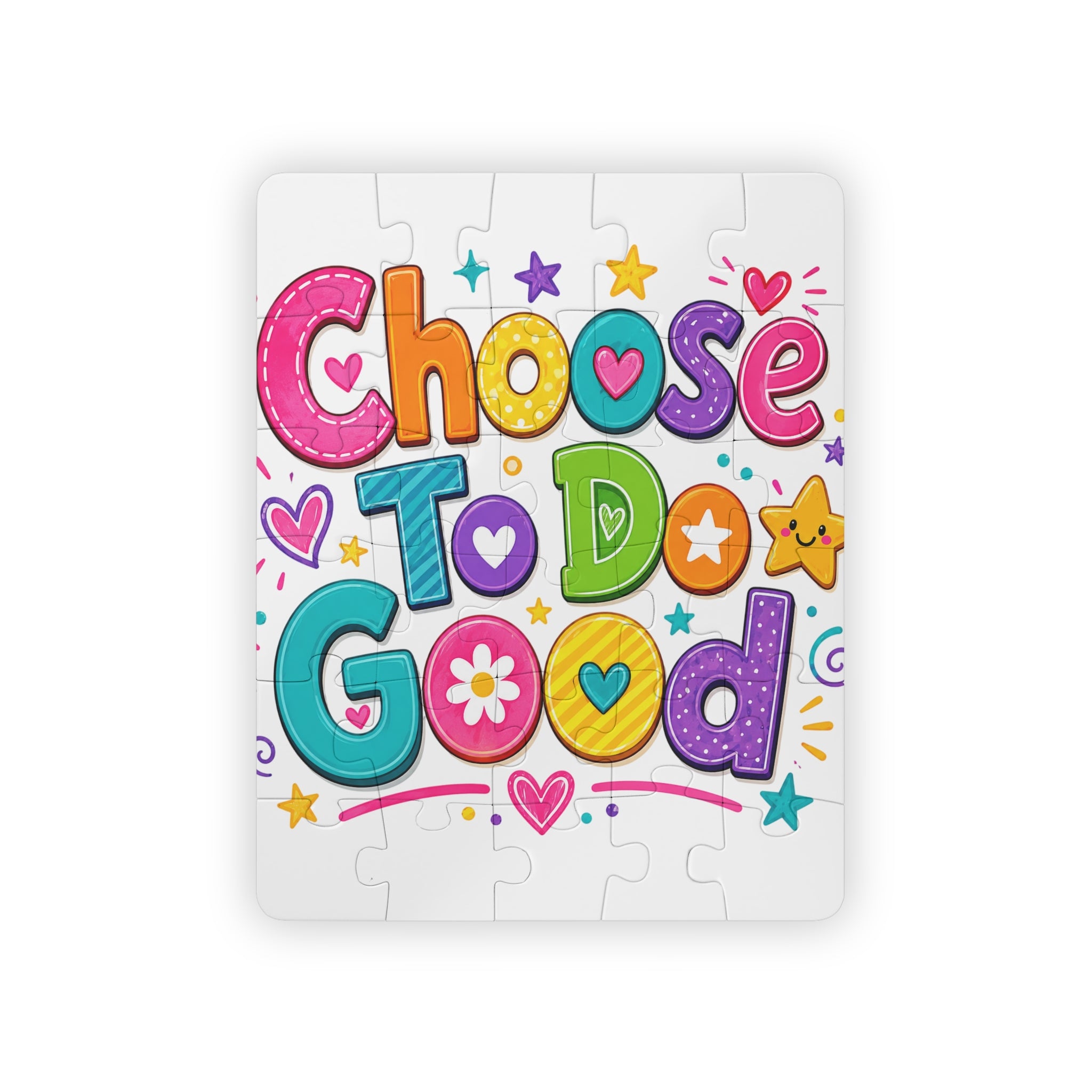 Choose to Do Good Kids Puzzle for Girls | 30-Piece Kindness Puzzle | Positive Character Building Activity | Preschool & Toddler Gift | Knuckle Up Kids