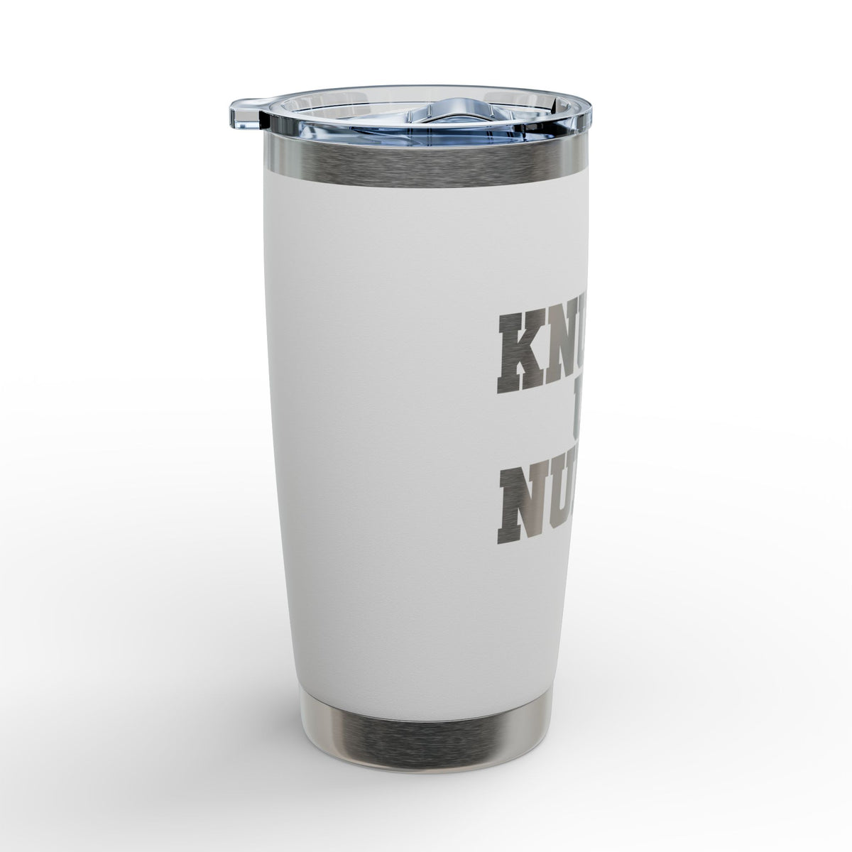 Knuckle Up Nurses Engraved Riva Tumbler — 20 oz