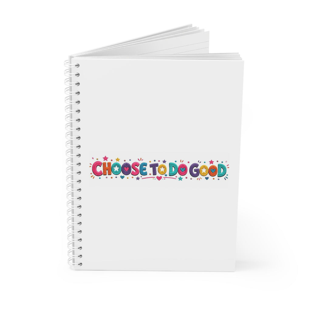Choose To Do Good Girls Spiral Notebook – Knuckle Up Kids
