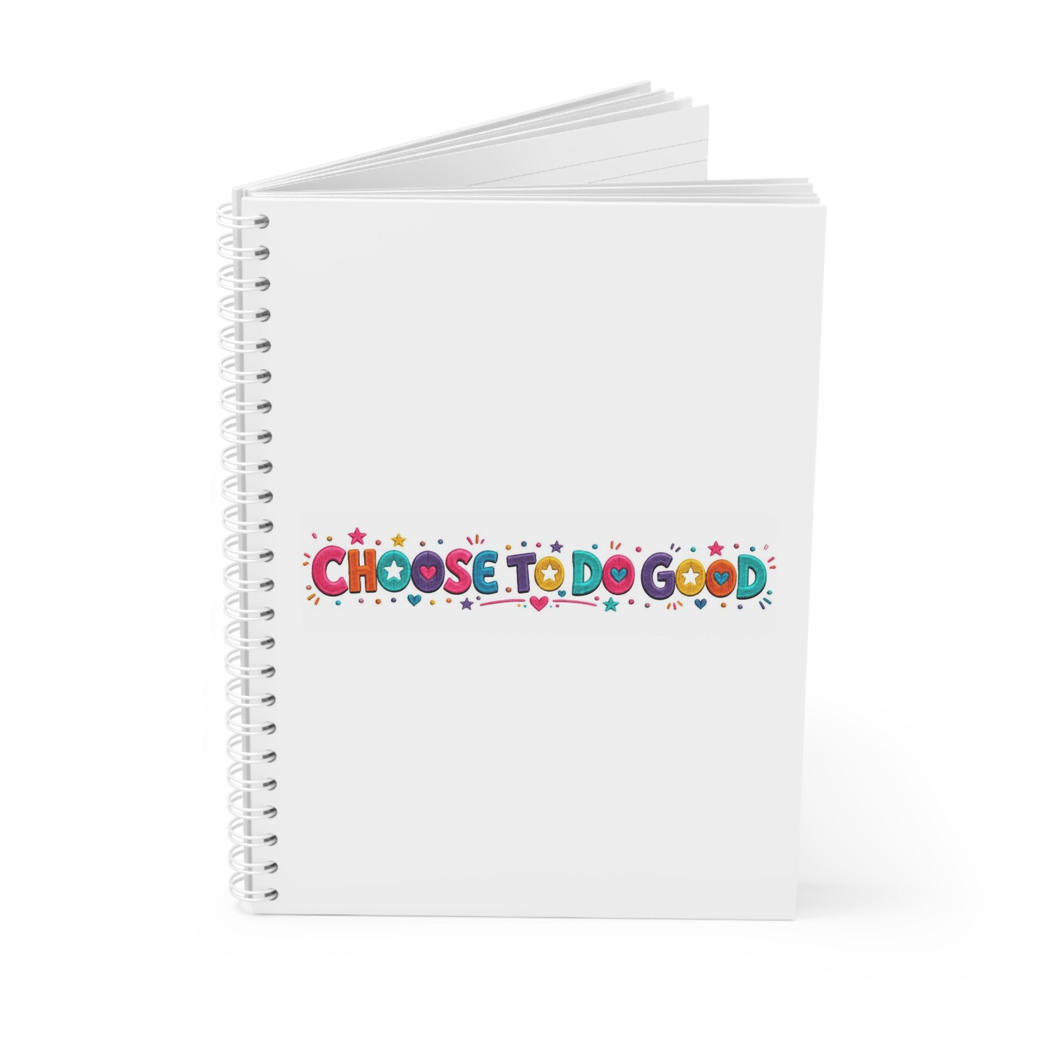 Choose To Do Good Girls Spiral Notebook – Knuckle Up Kids