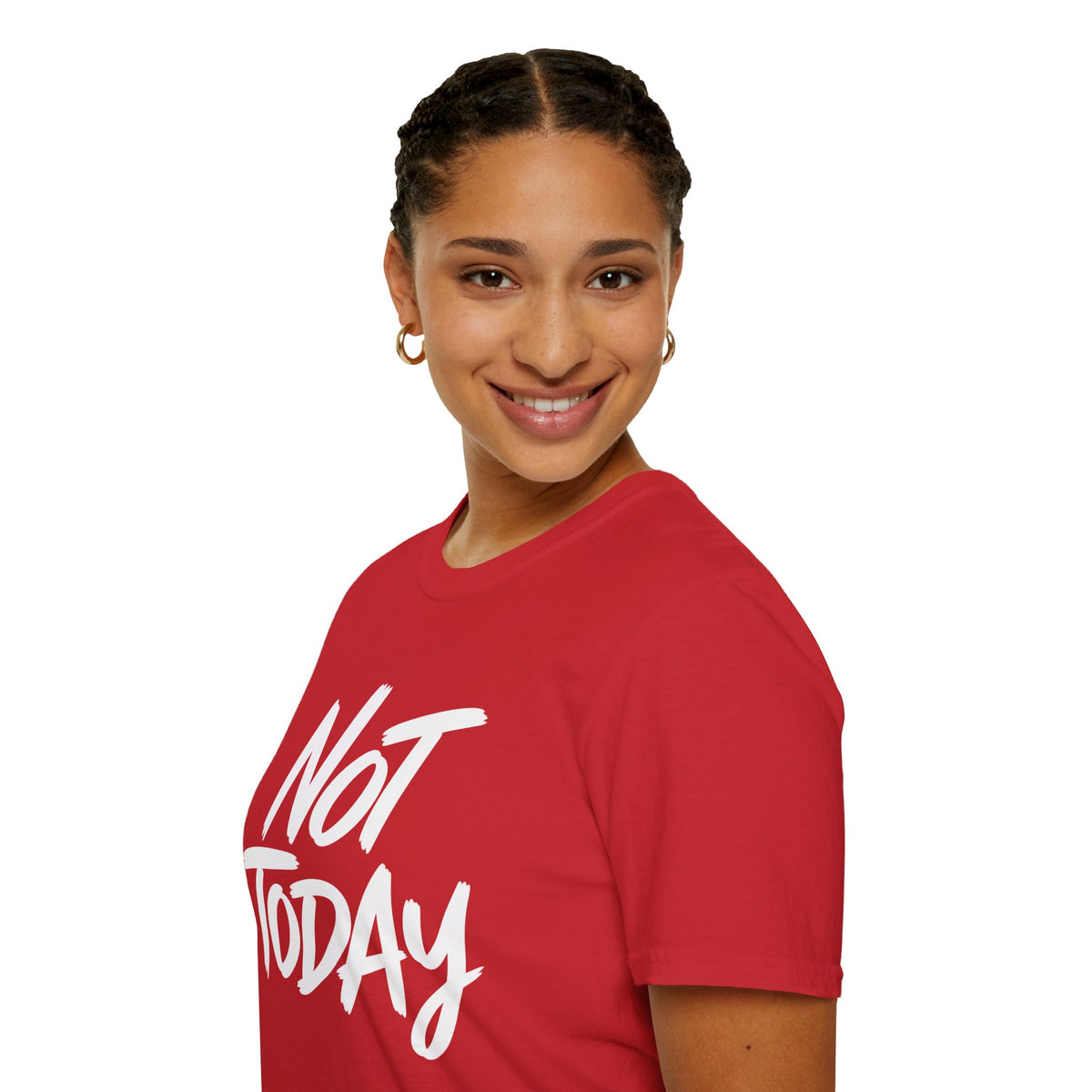 Not Today Unisex Softstyle T-Shirt | Bold Everyday Statement Shirt