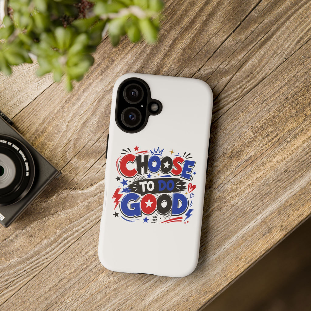 Choose To Do Good Boys iPhone 16 Phone Case | Knuckle Up Kids