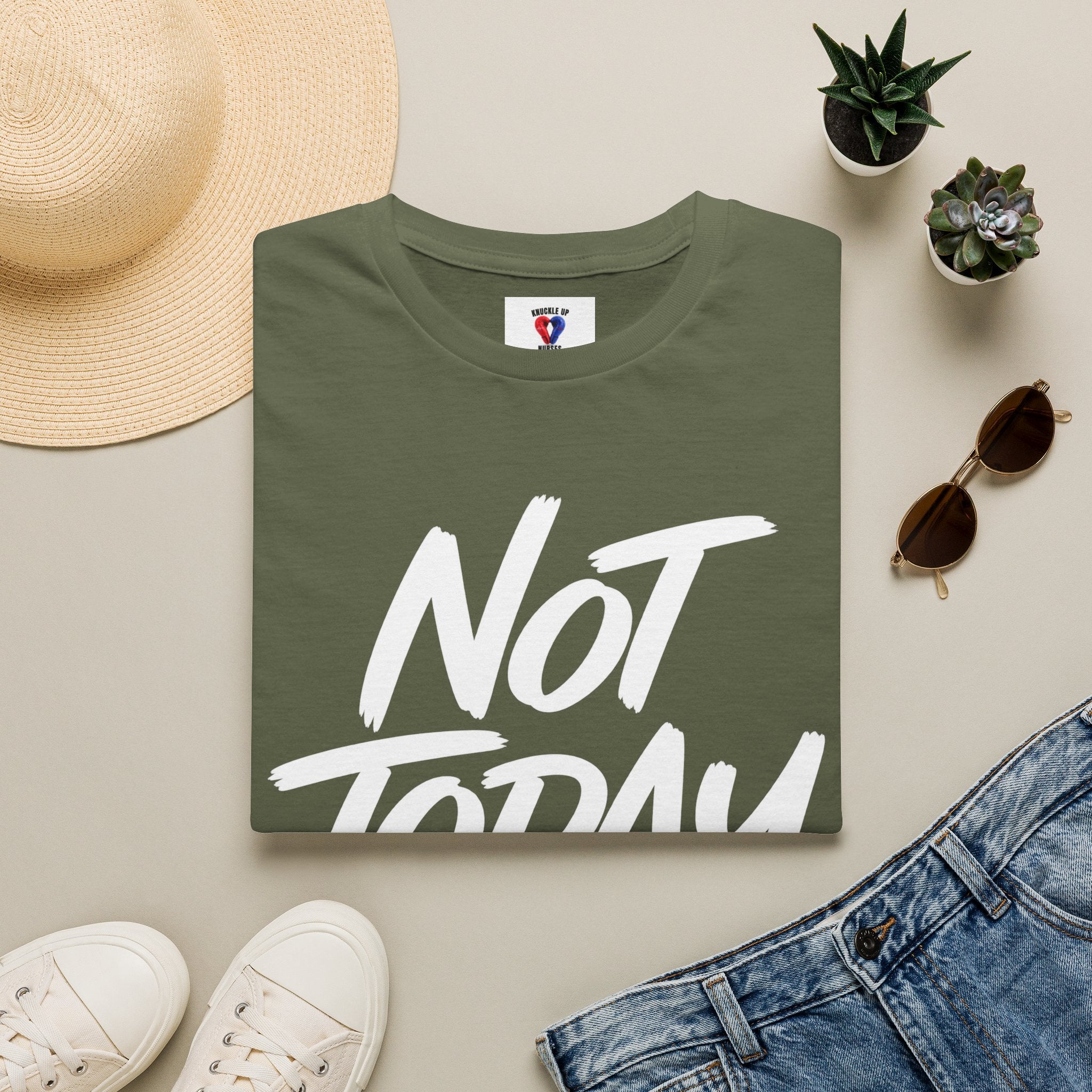 Not Today Unisex Softstyle T-Shirt | Bold Everyday Statement Shirt