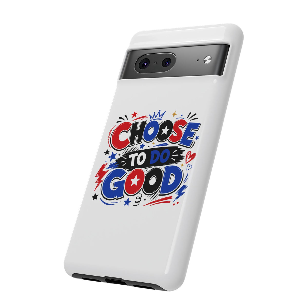 Boys Choose To Do Good Inspirational Tough Phone Case – Glossy or Matte