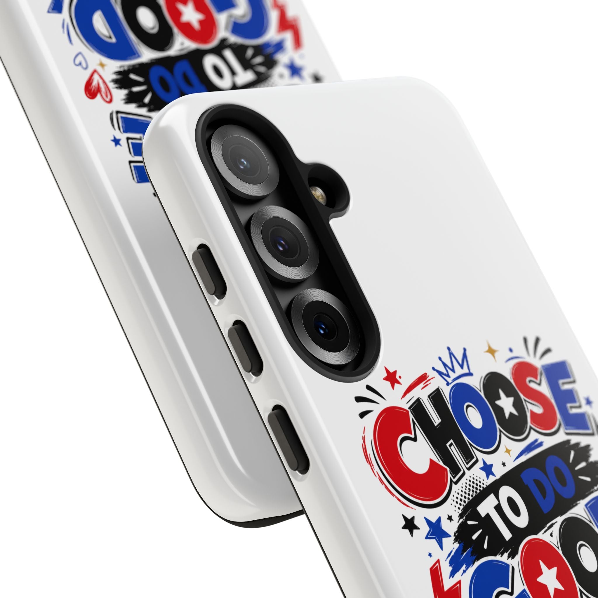 Boys Choose To Do Good Inspirational Tough Phone Case – Glossy or Matte