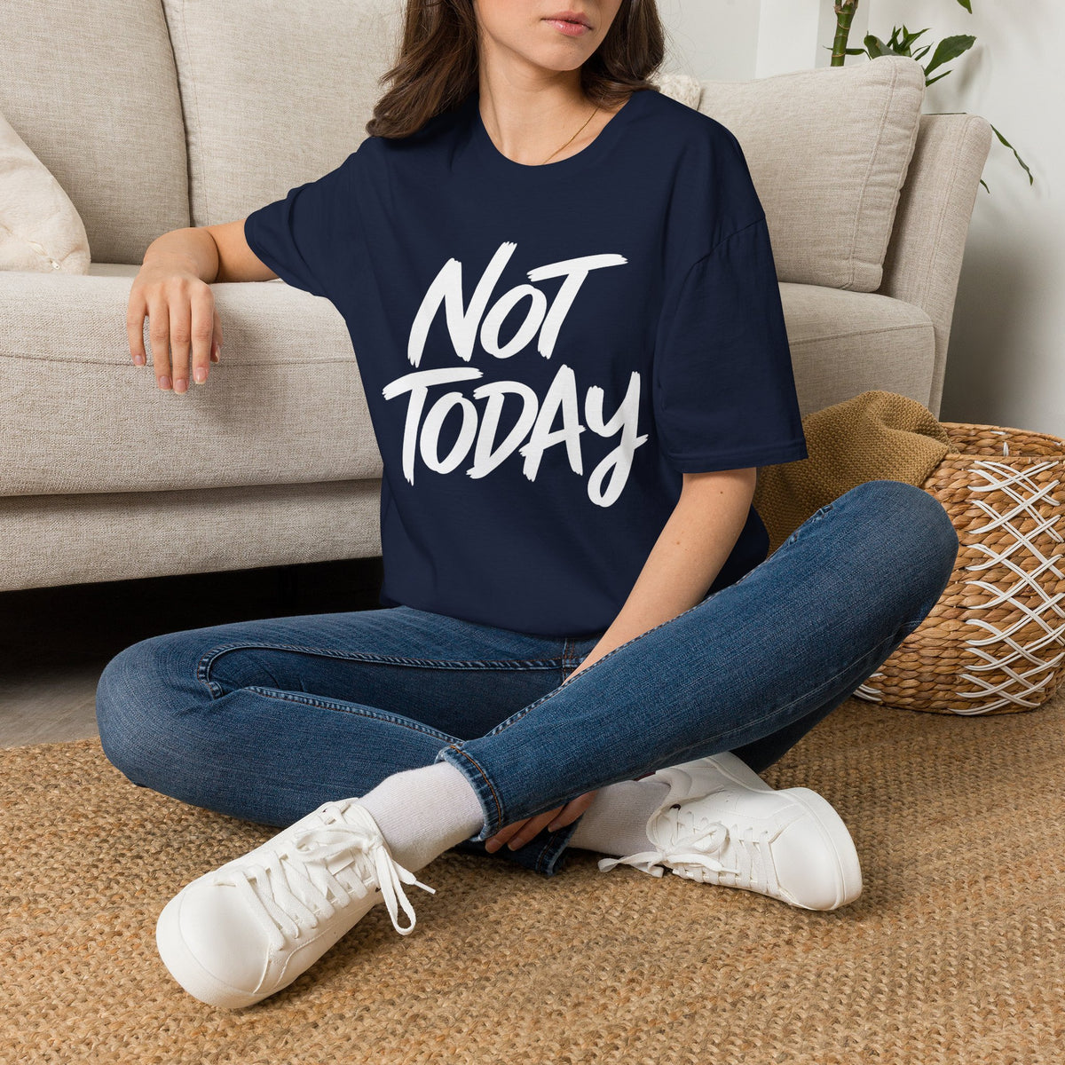 Not Today Unisex Softstyle T-Shirt | Bold Everyday Statement Shirt