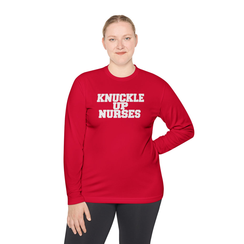 Knuckle Up Nurses Lightweight Performance Long-Sleeve Tee