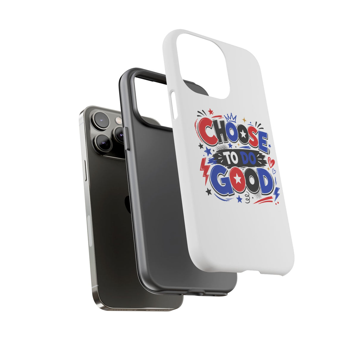 Boys Choose To Do Good Inspirational Tough Phone Case – Glossy or Matte