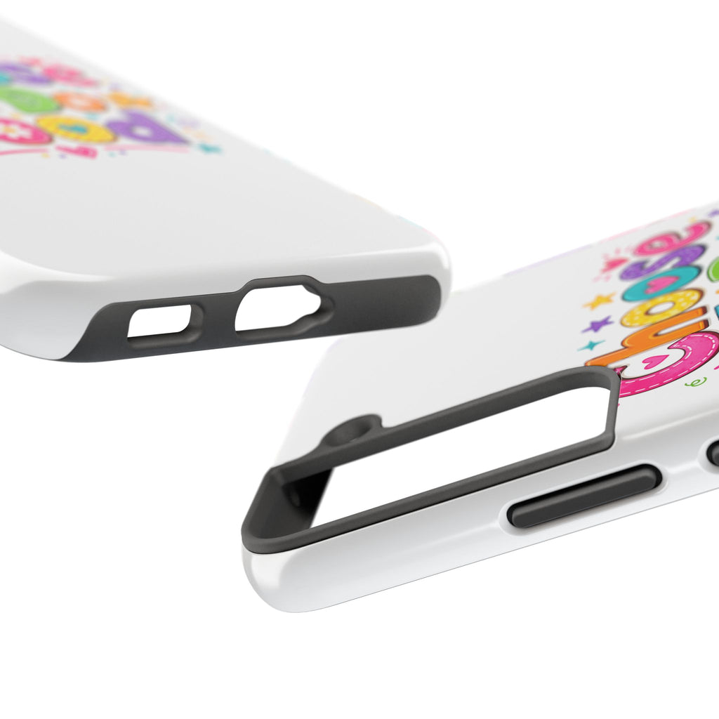 Girls Choose To Do Good Inspirational Glossy Tough Phone Case