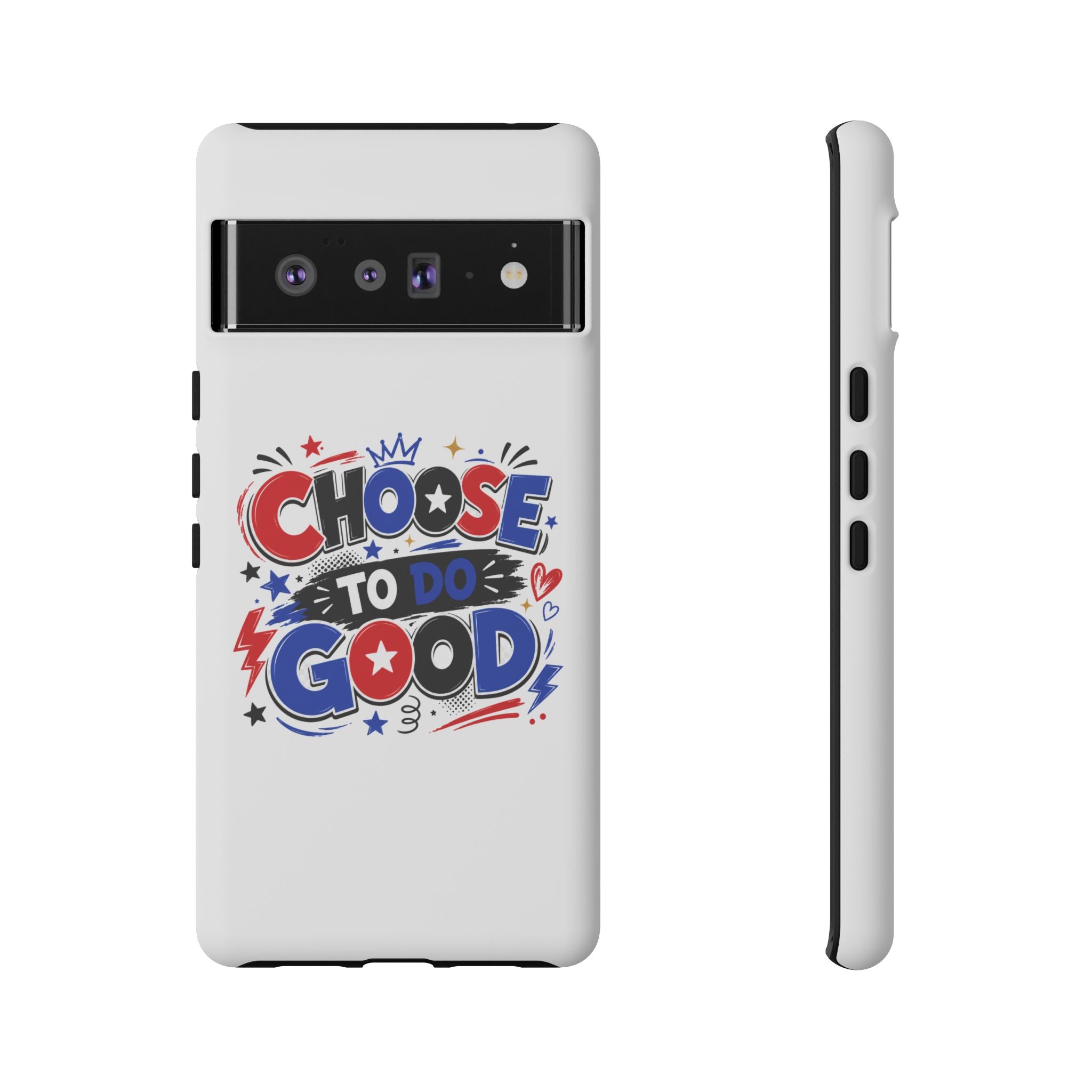 Boys Choose To Do Good Inspirational Tough Phone Case – Glossy or Matte