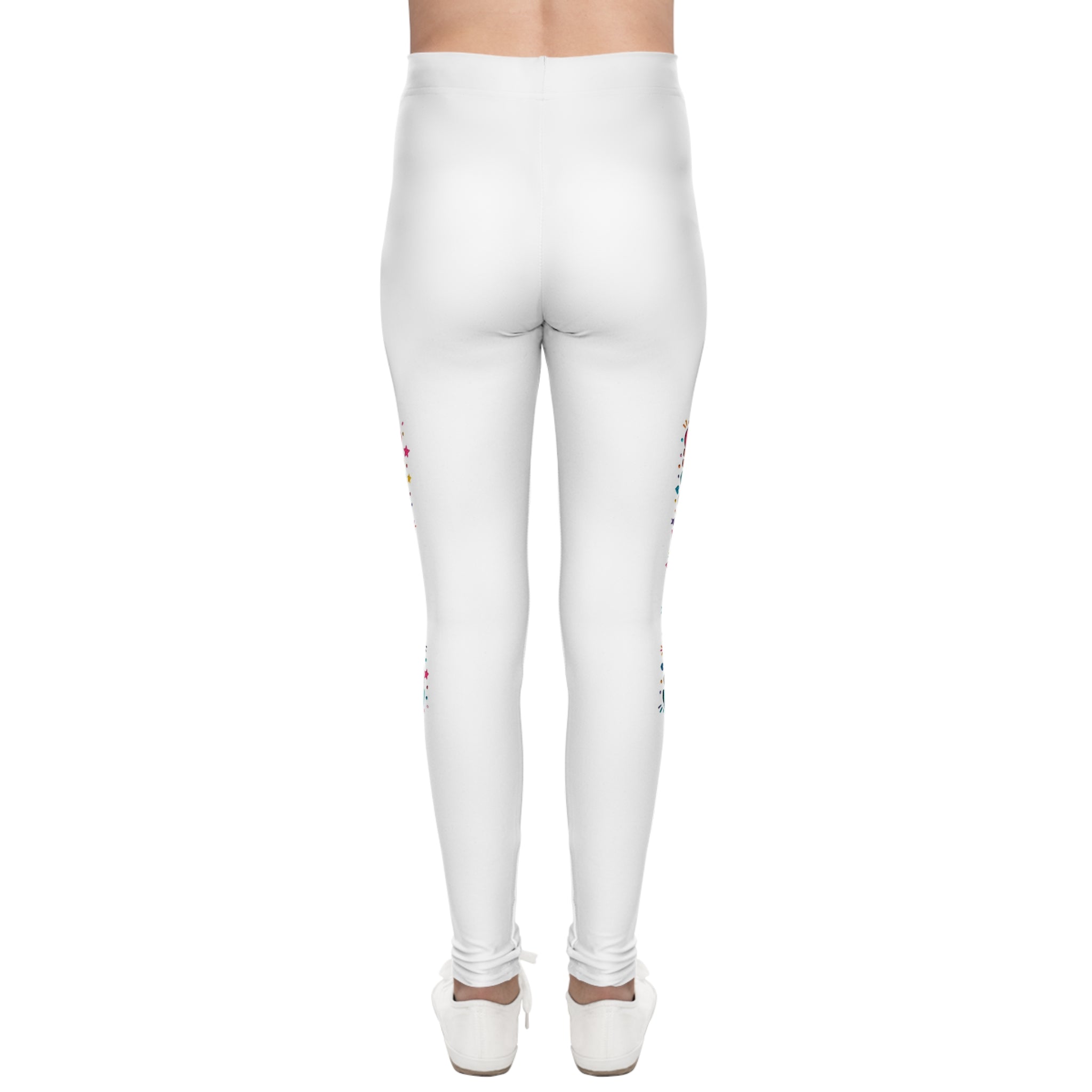 Choose To Do Good Girls Youth Leggings – Inspirational Side Stripe Leggings, Colorful Activewear for Girls, Soft Stretch Everyday Pants