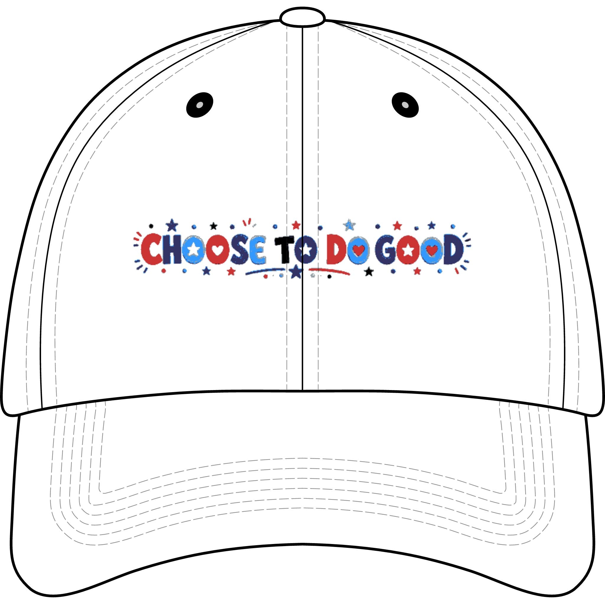 Choose To Do Good Boys Youth Baseball Cap | Embroidered Knuckle Up Kids Hat