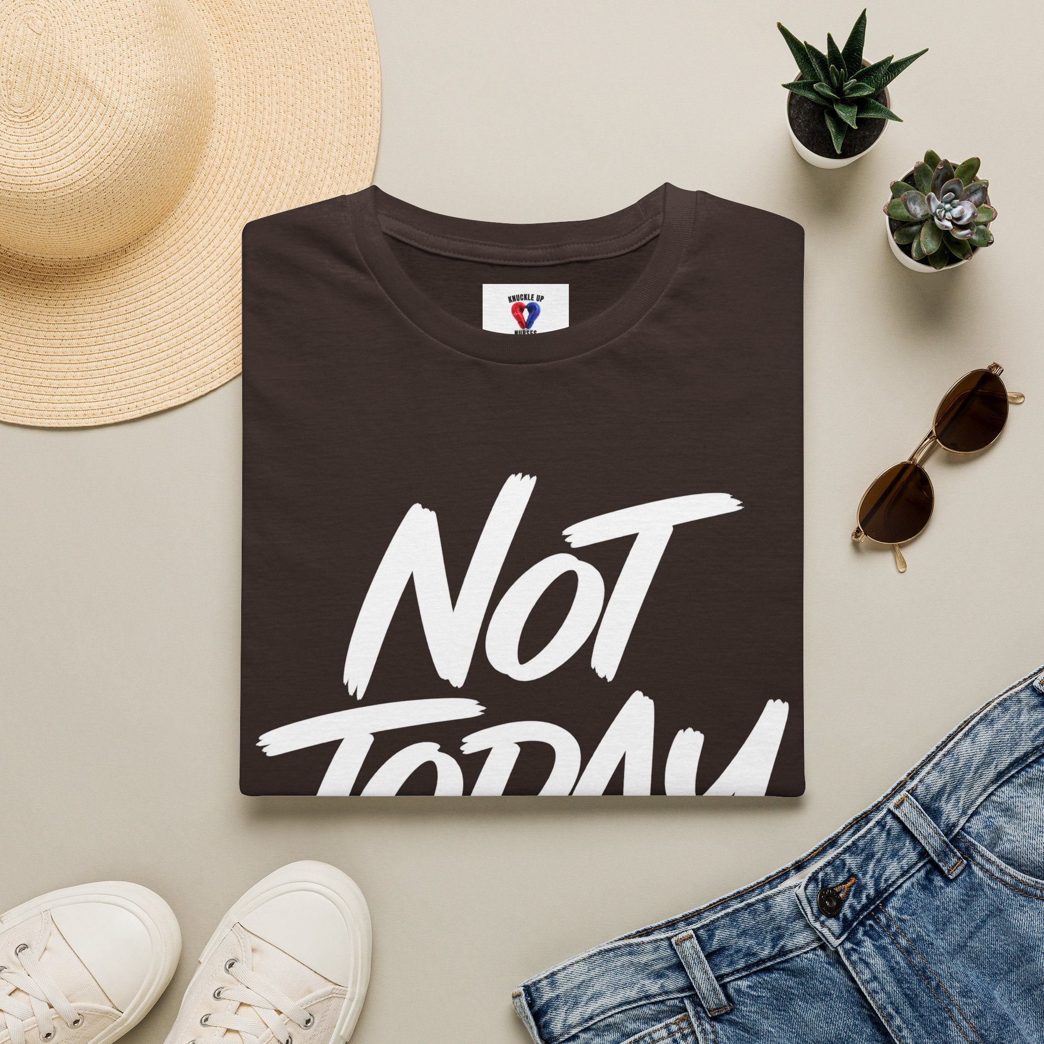 Not Today Unisex Softstyle T-Shirt | Bold Everyday Statement Shirt