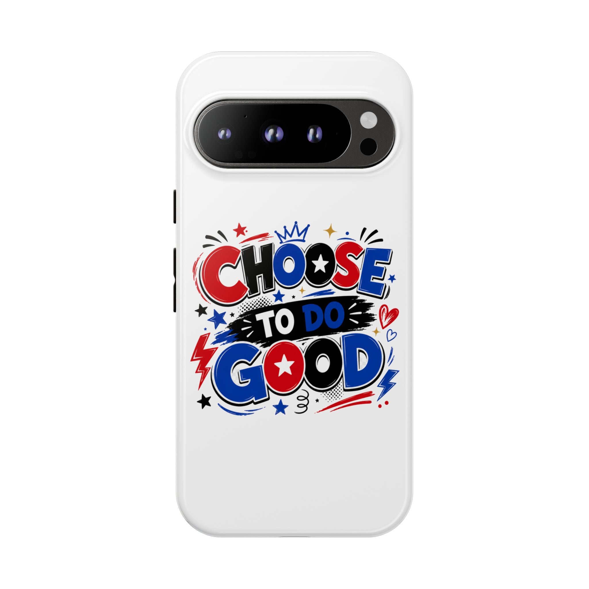 Boys Choose To Do Good Inspirational Tough Phone Case – Glossy or Matte