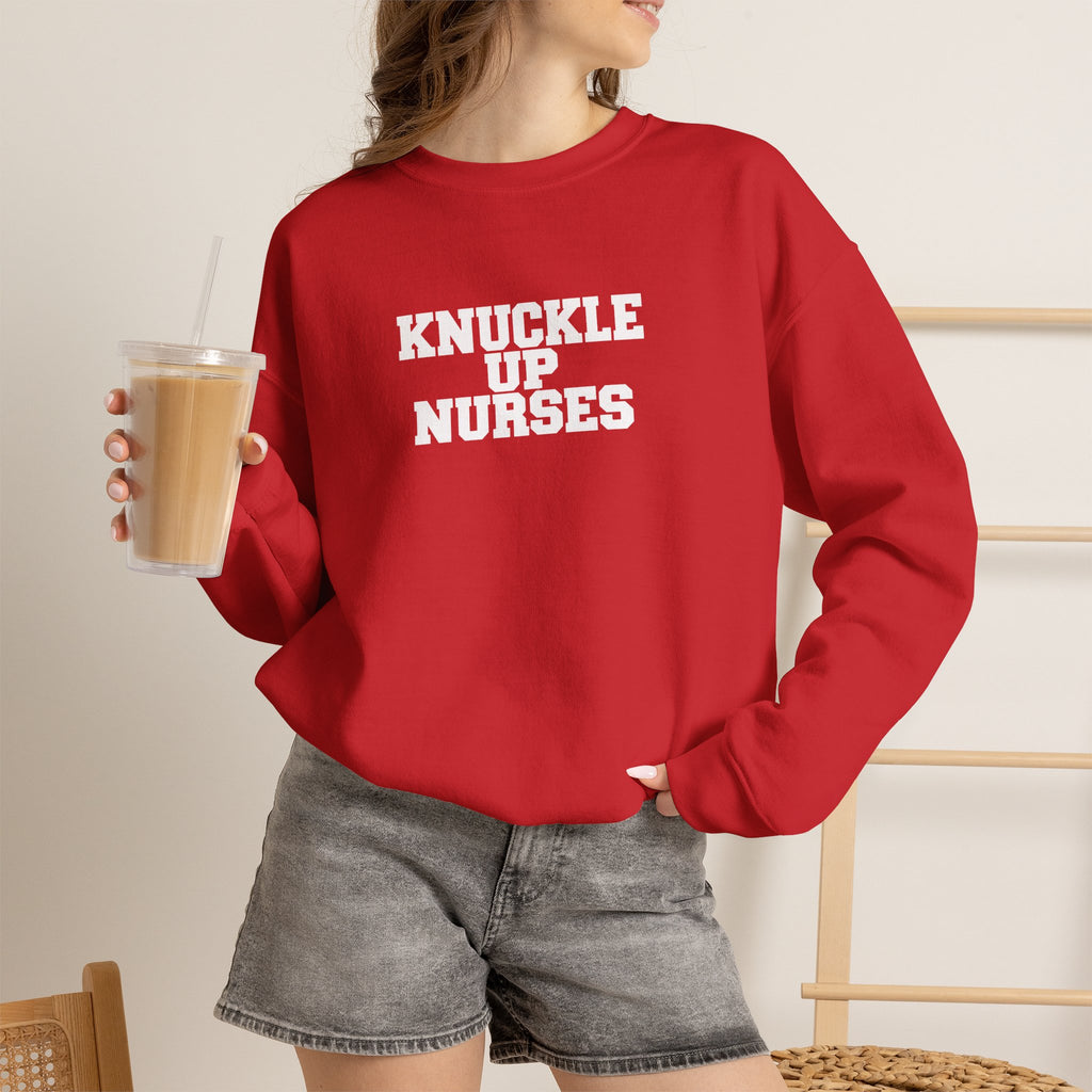 Knuckle Up Nurses Unisex Crewneck Sweatshirt