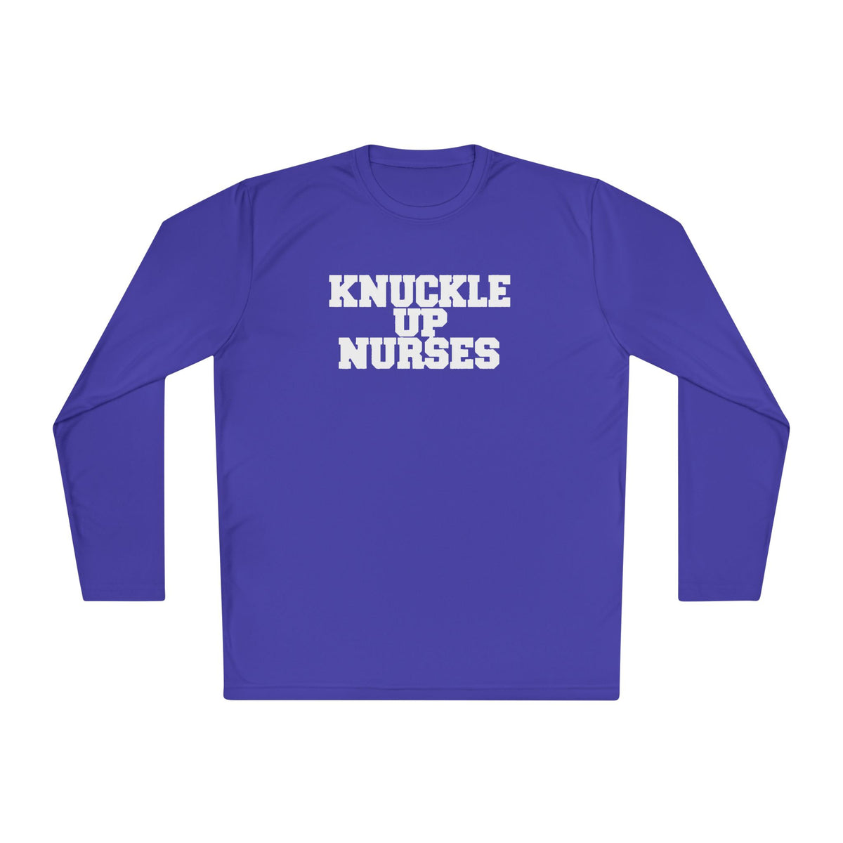 Knuckle Up Nurses Lightweight Performance Long-Sleeve Tee
