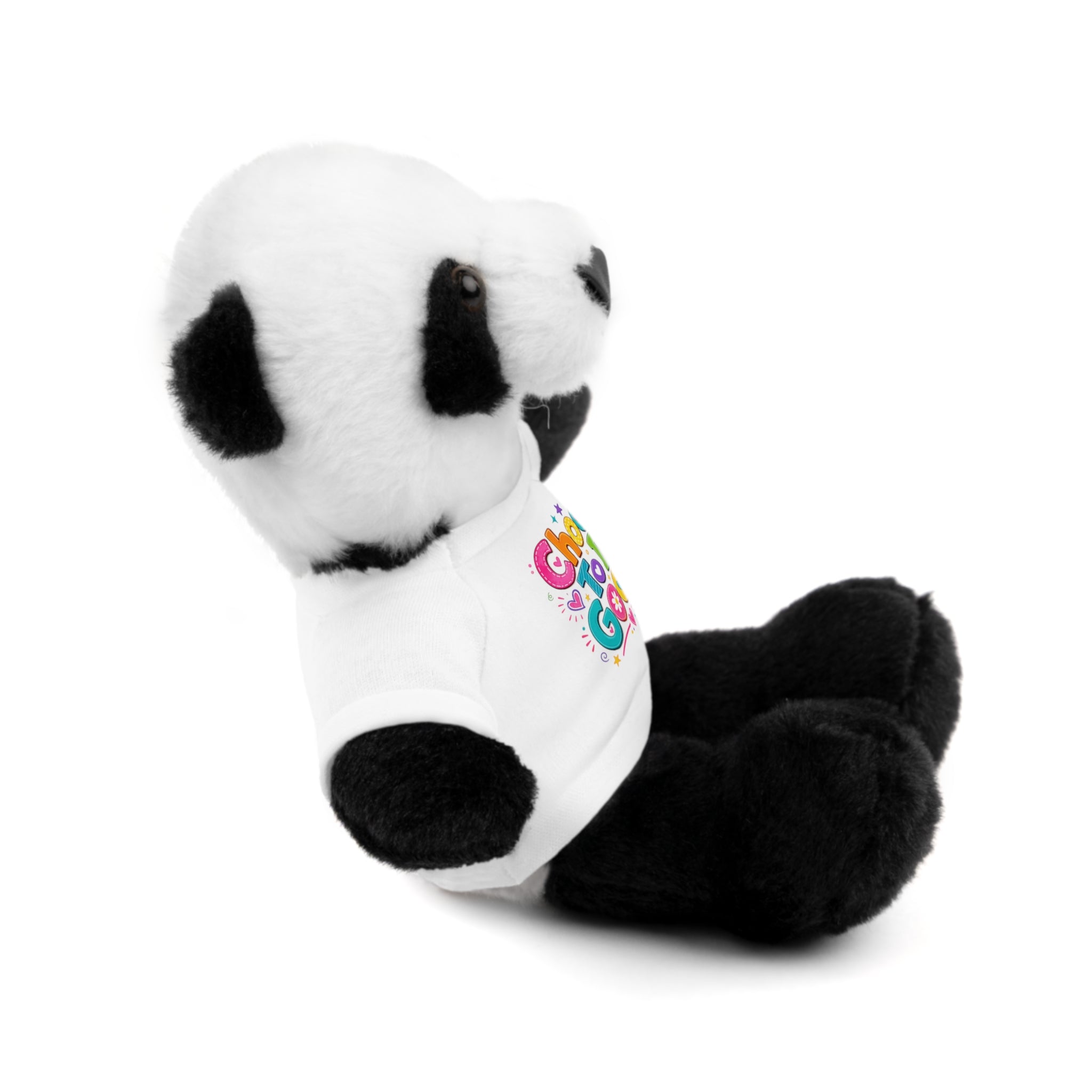 Choose To Do Good Plush Stuffed Animal with T-Shirt – Inspirational Teddy Bear & Animal Friend for Kids