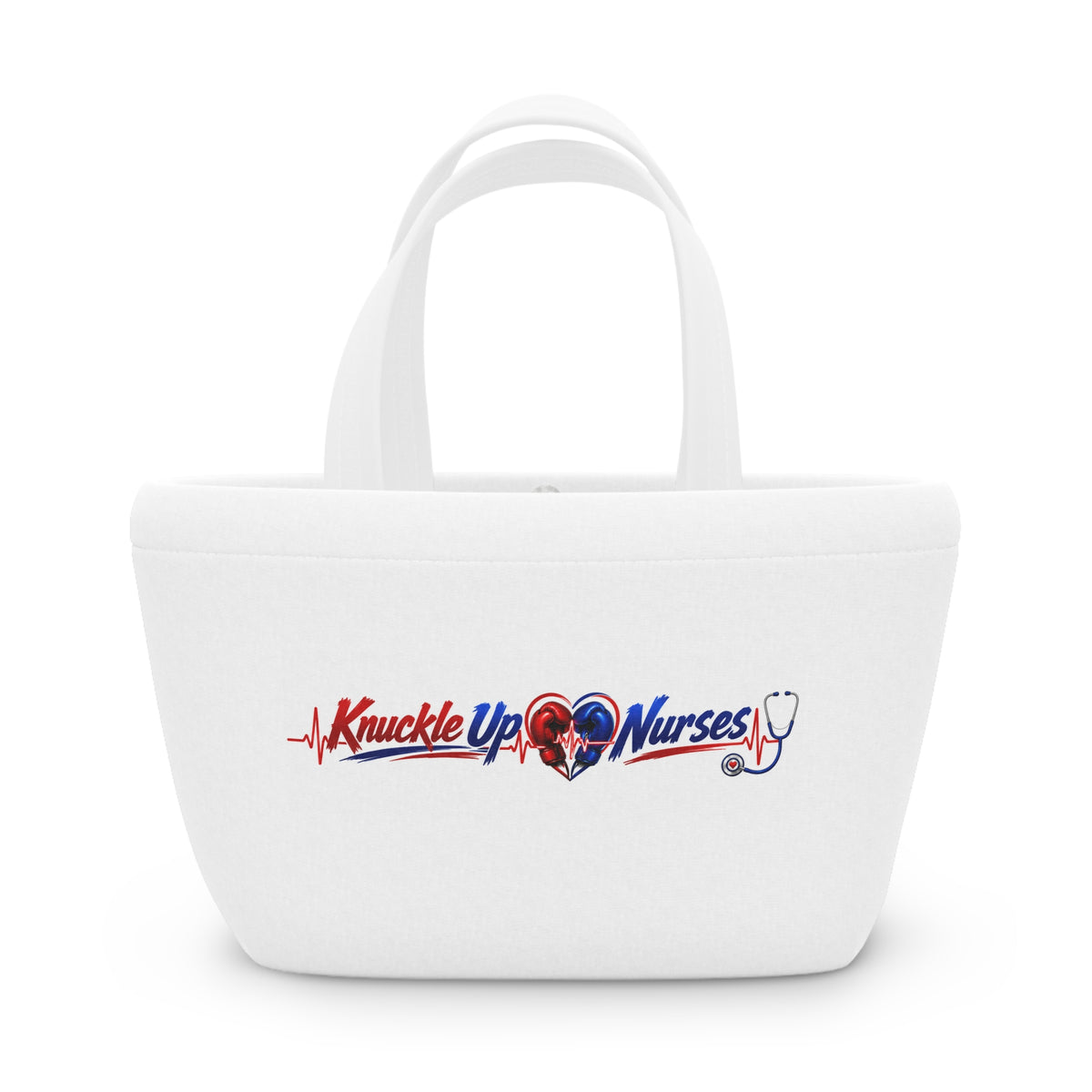 Knuckle Up Nurses Lunch Bag | Healthcare Work Meal Tote
