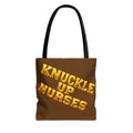 Knuckle Up Nurses Brown & Gold Everyday Tote Bag