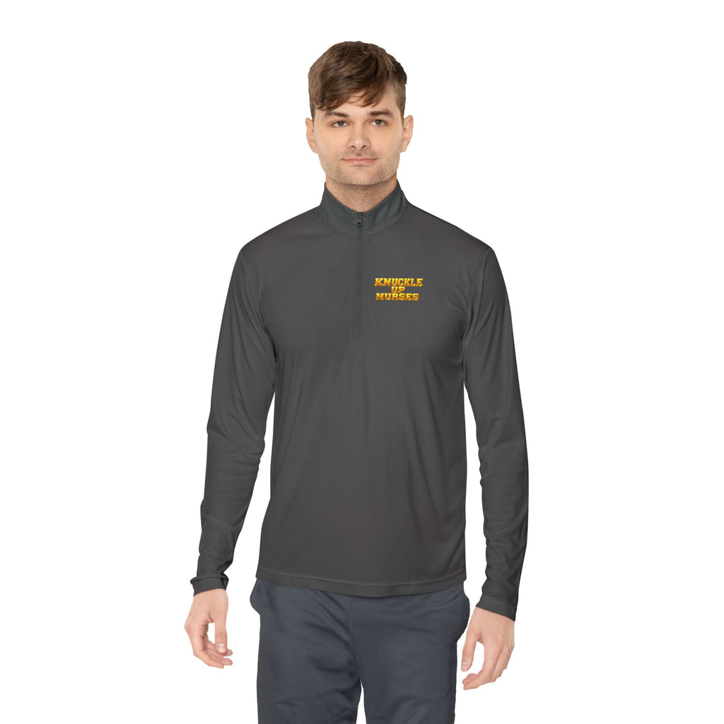 Knuckle Up Nurses Lightweight Quarter-Zip Pullover