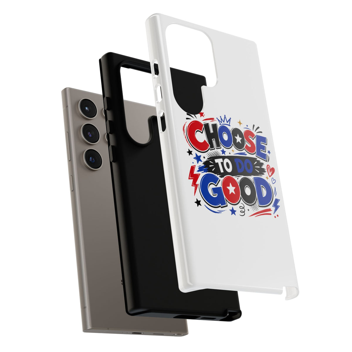 Boys Choose To Do Good Inspirational Tough Phone Case – Glossy or Matte