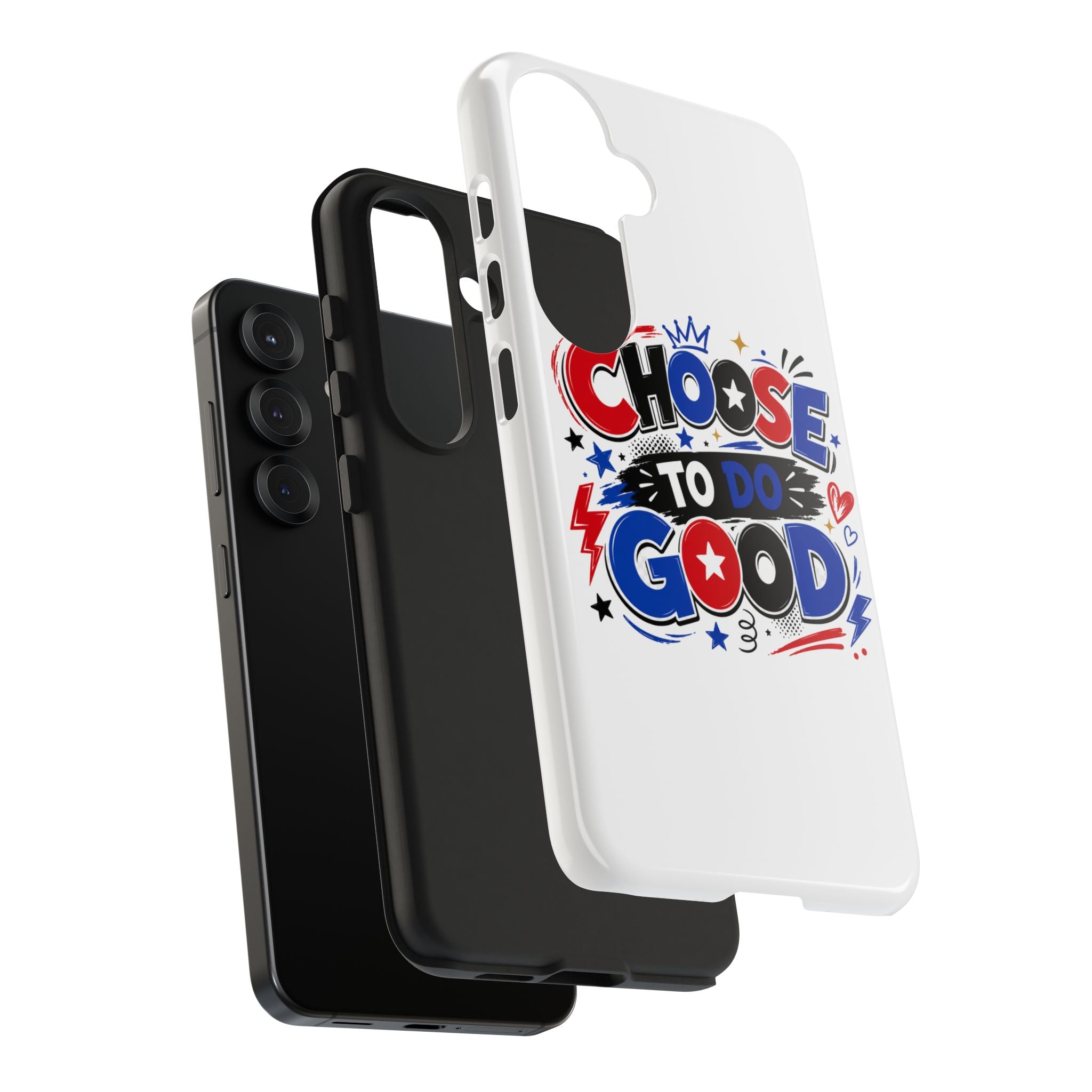 Boys Choose To Do Good Inspirational Glossy Tough Phone Case