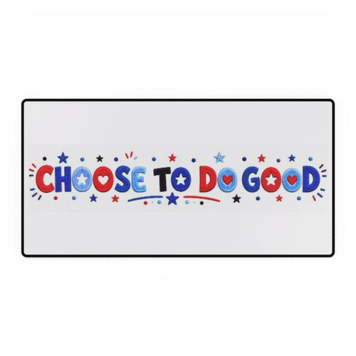 Choose To Do Good Boys Desk Mat | Knuckle Up Kids