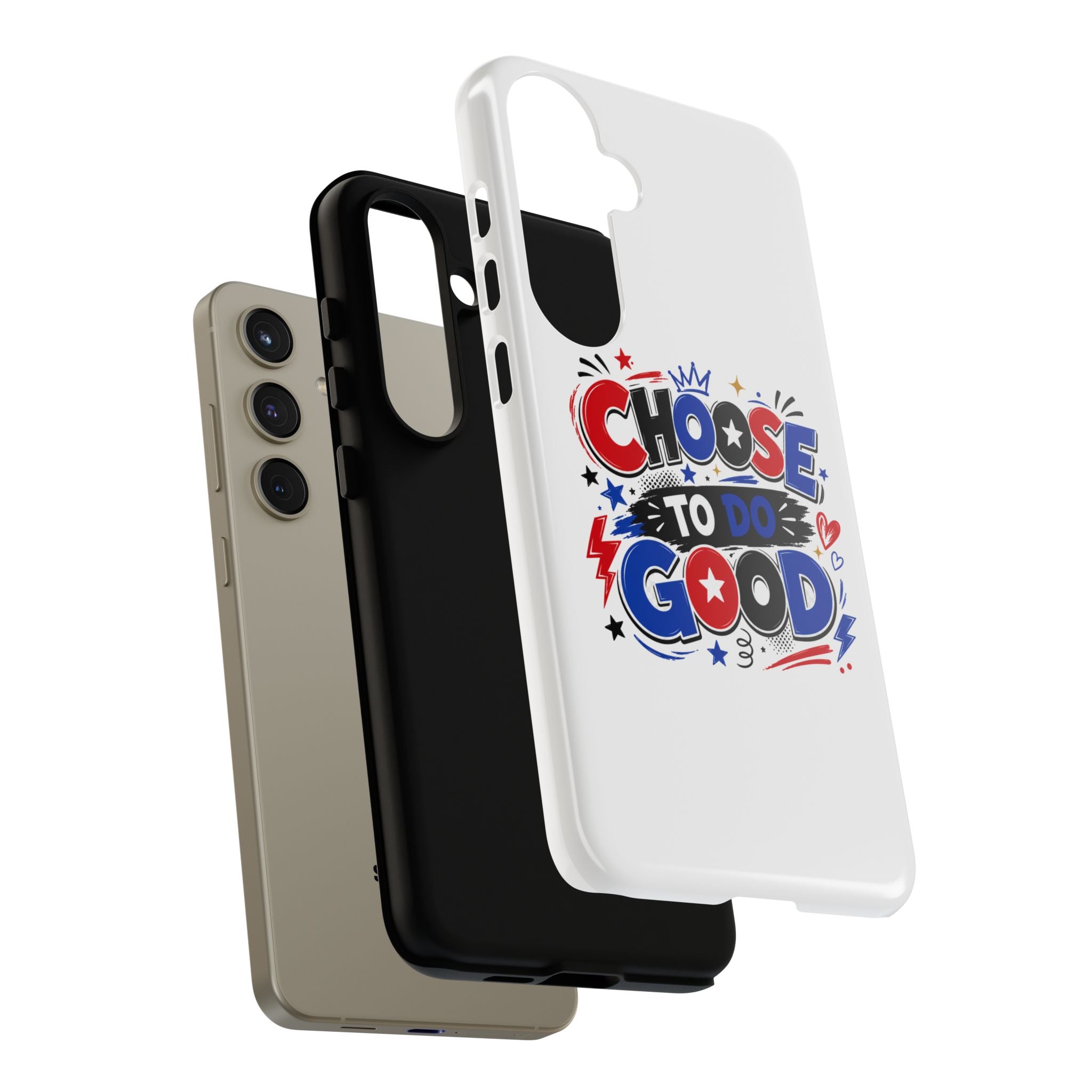 Boys Choose To Do Good Inspirational Tough Phone Case – Glossy or Matte