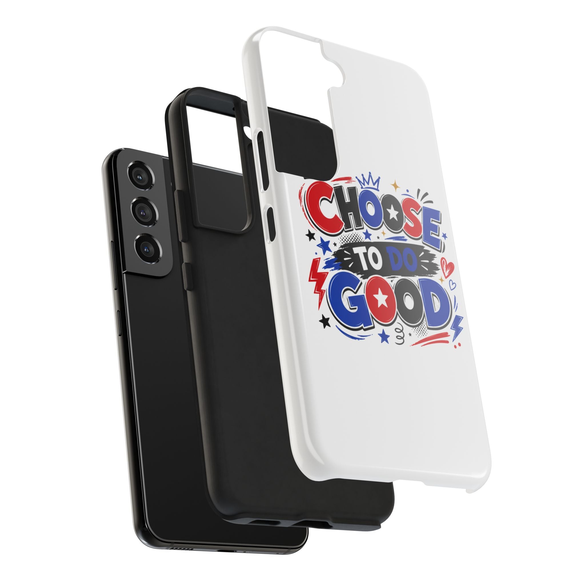 Boys Choose To Do Good Inspirational Glossy Tough Phone Case
