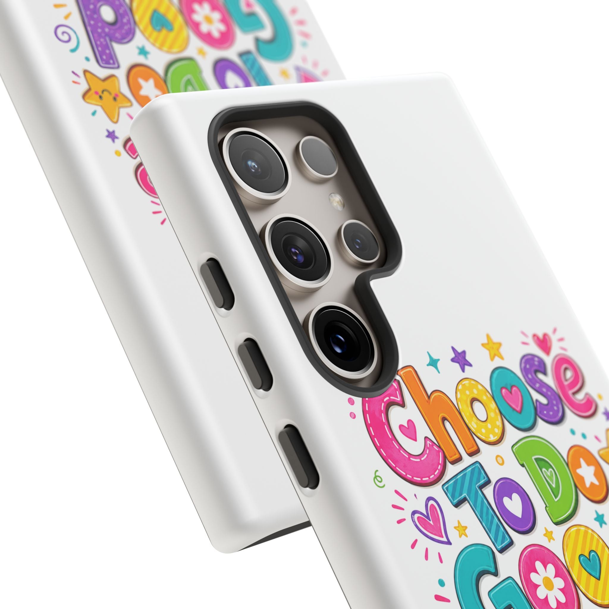 Girls Choose To Do Good Inspirational Tough Phone Case – Glossy or Matte