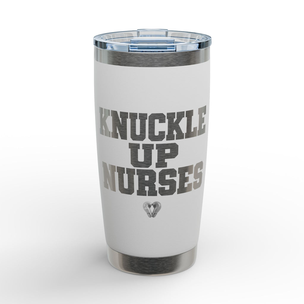 Knuckle Up Nurses Engraved Riva Tumbler — 20 oz